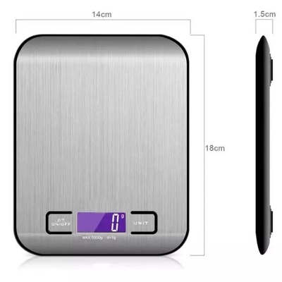 5Kg 5000G 11Lb ηλεκτρονική κουζινών διατροφή βάρους τροφίμων κλίμακας ψηφιακή